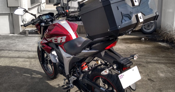 ジクサー150 (NG4BG) リアボックス取付